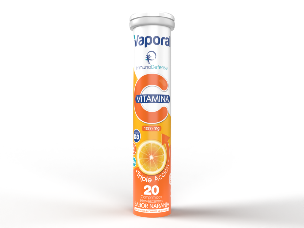 VAPORAL VITAMINA C COMP-EFERx1000MGx20