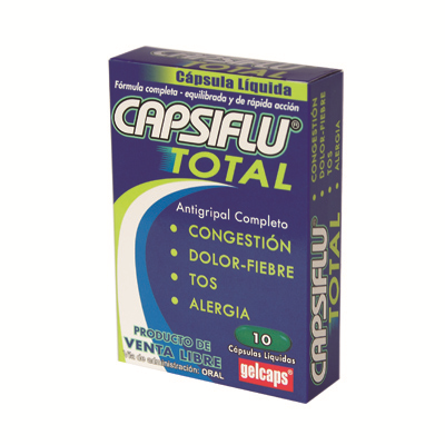CAPSIFLU TOTAL CAP-LIQx25/10/5/2MGx10