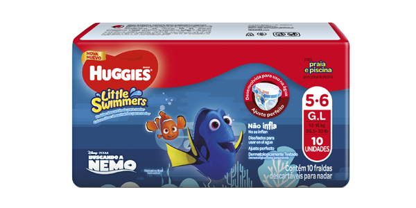 PAÑAL HUGGIES LITTLE SWIMMERS GDEx10