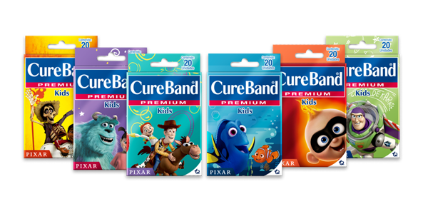 CURITA CUREBAND KIDS PIXARx20