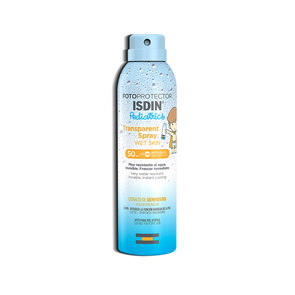 PROT-SOLAR ISDIN WET SKIN TRANSP PEDIATRICS FPS50 SPRAYx250ML