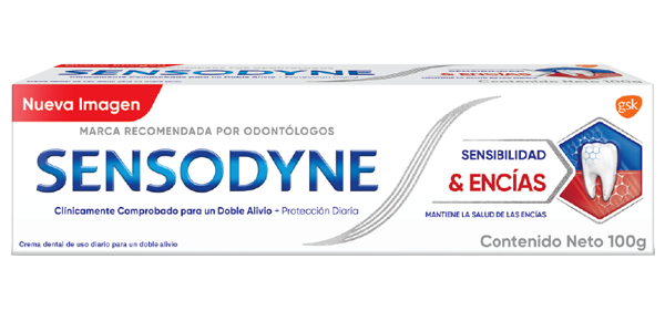PASTA SENSODYNE SENSIBILIDAD&ENCIASx100GR