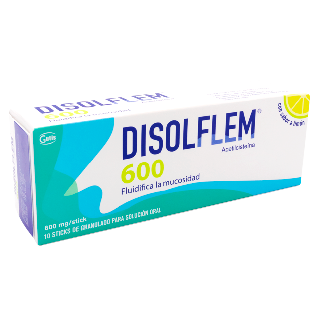 DISOLFLEM GRAN-SOL-ORALx600MGx10