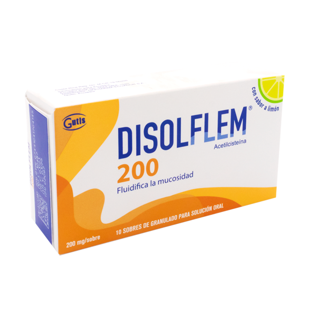 DISOLFLEM GRAN-SOL-ORALx200MGx10