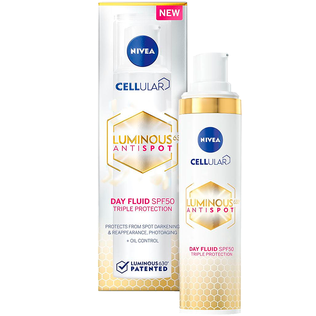 CREMA NIVEA LUMINOUS630 ANTIMANCHAS DIA FPS50x40ML