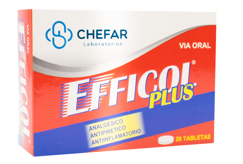EFFICOL PLUS TABx165/200MGx20