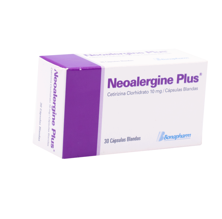 NEOALERGINE PLUS CAP-BLANx10MGx30
