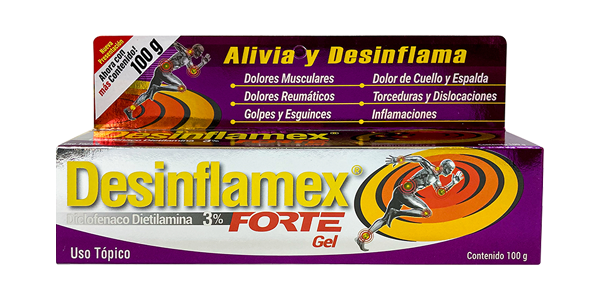 DESINFLAMEX FORTE GELx3%x100GR