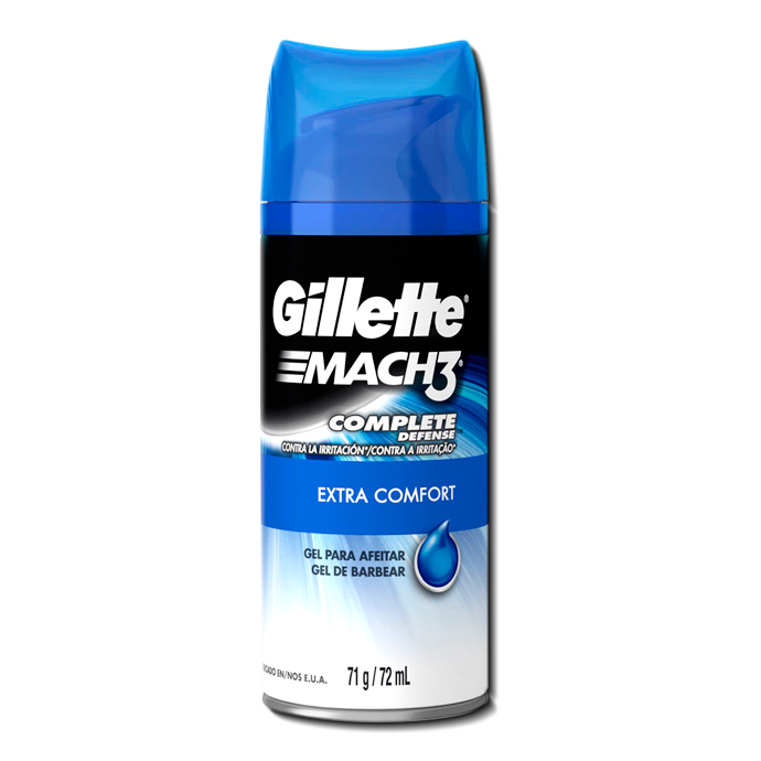 GEL AFEIT GILLETTE MACH3 COMP-DEF EXTR-COMFORTx72ML