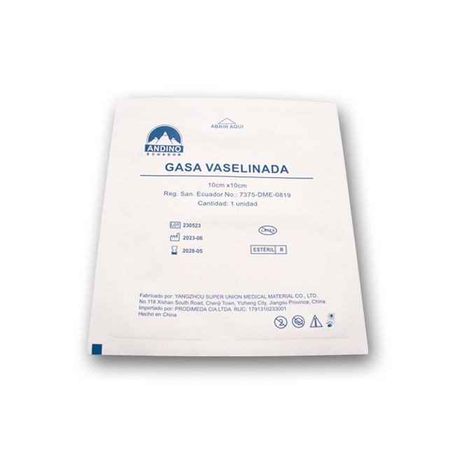 GASA VASELINADA ANDINO 10CMx10CM