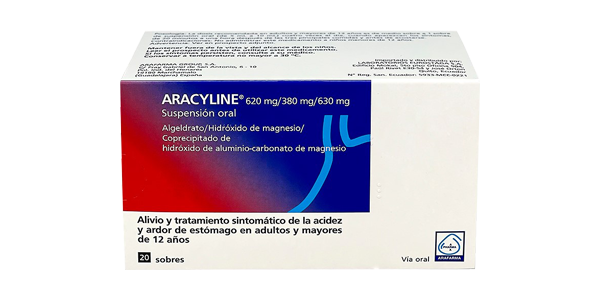 ARACYLINE SUS-ORALx620/380/630MGx20