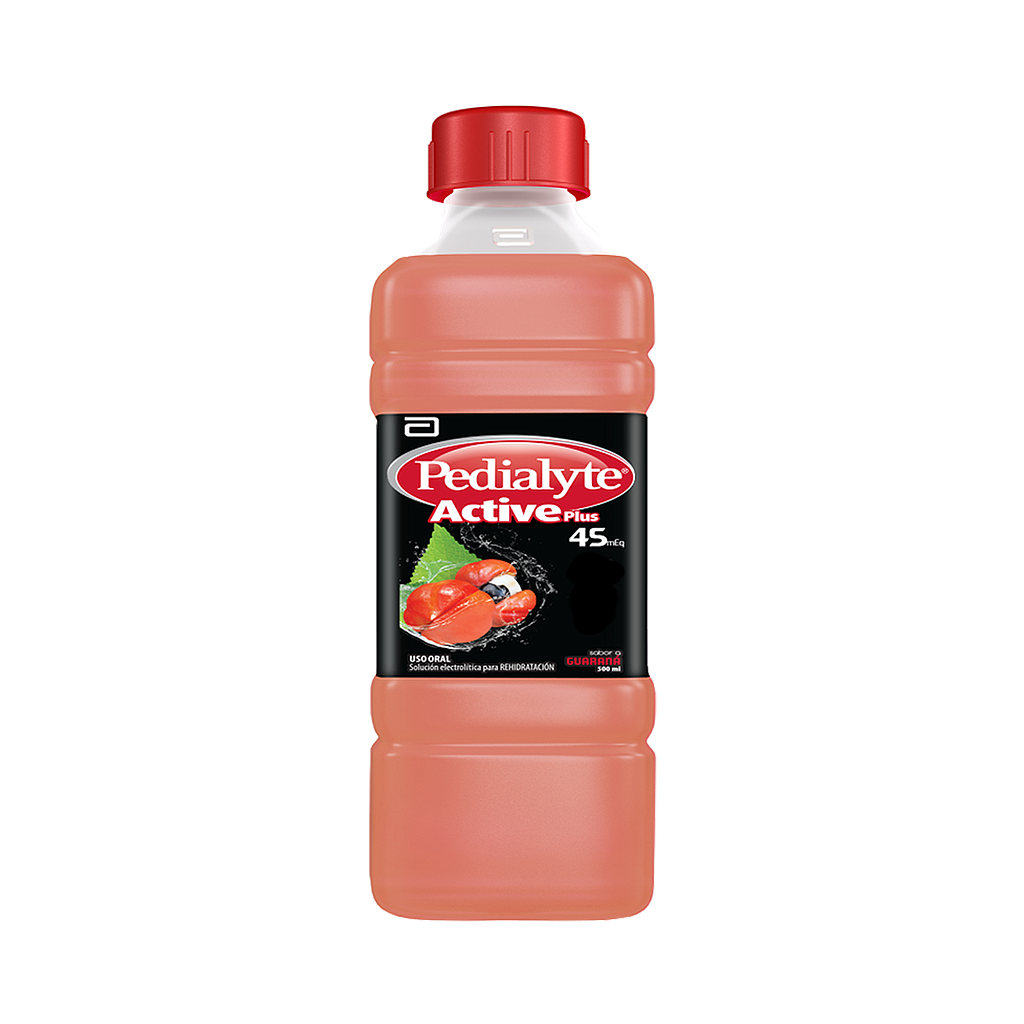 PEDIALYTE ACTIVE PLUS GUARANA SOL-ORALx45MEQx500ML