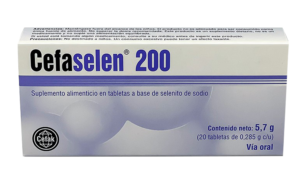 CEFASELEN TABx200MCGx20