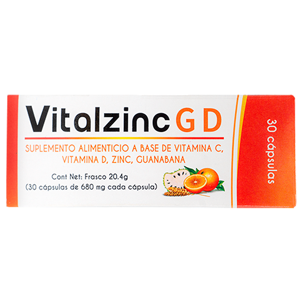 VITALZINC GD CAPx680MGx30