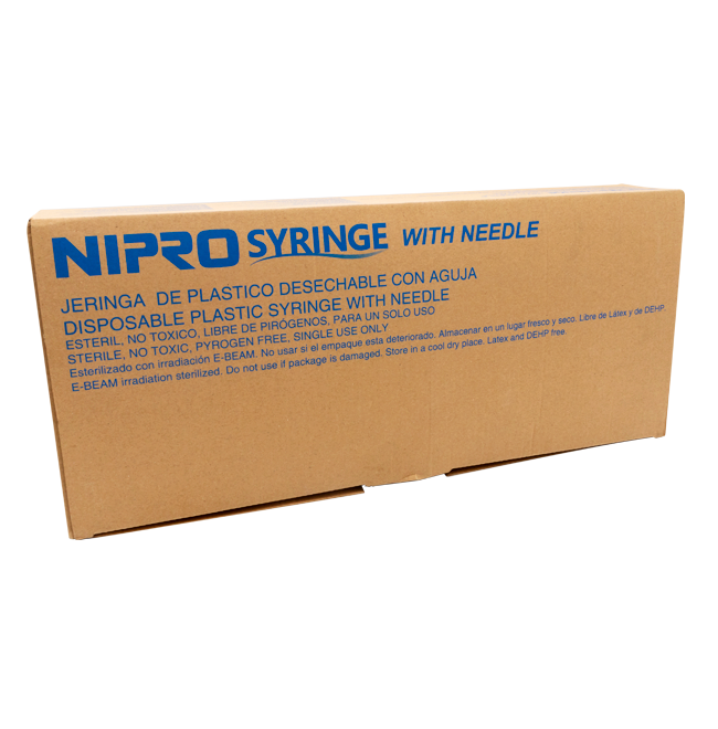 JERINGA NIPRO 5ML/21Gx1-1/2"x100