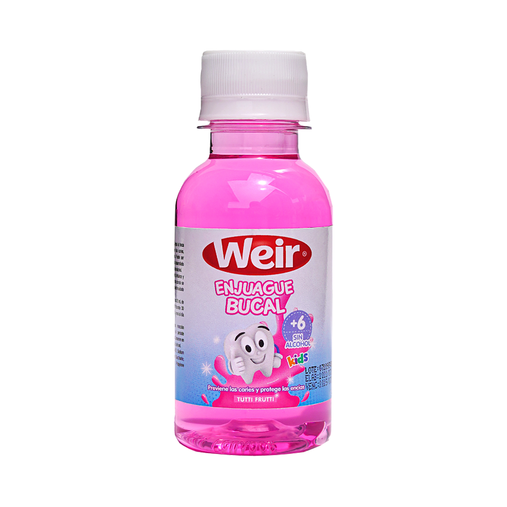 ENJUA-BUCAL WEIR KIDS TUTI FRUTIx120ML