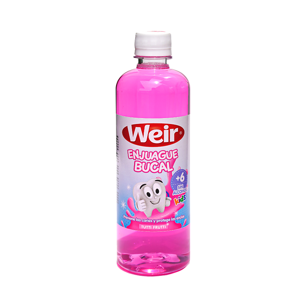 ENJUA-BUCAL WEIR KIDS TUTI FRUTIx500ML