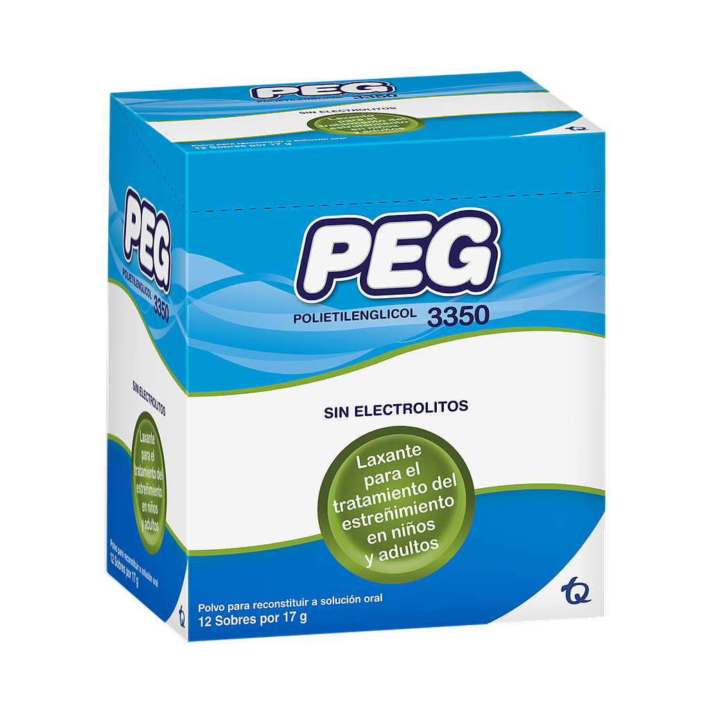 PEG 3350 SOBRES POL-SUS-ORALx100%x17GRx12