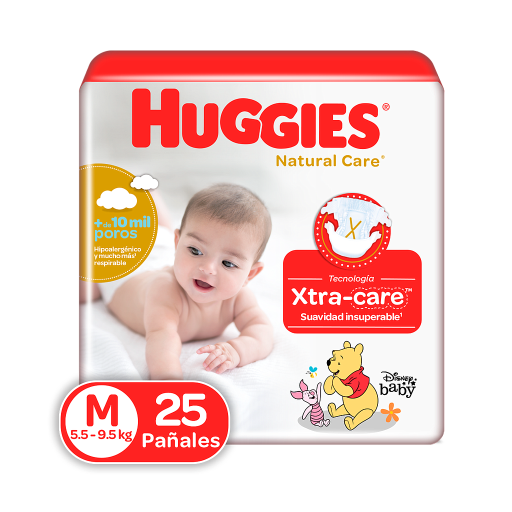 PAÑAL HUGGIES NAT-CARE E2/Mx25