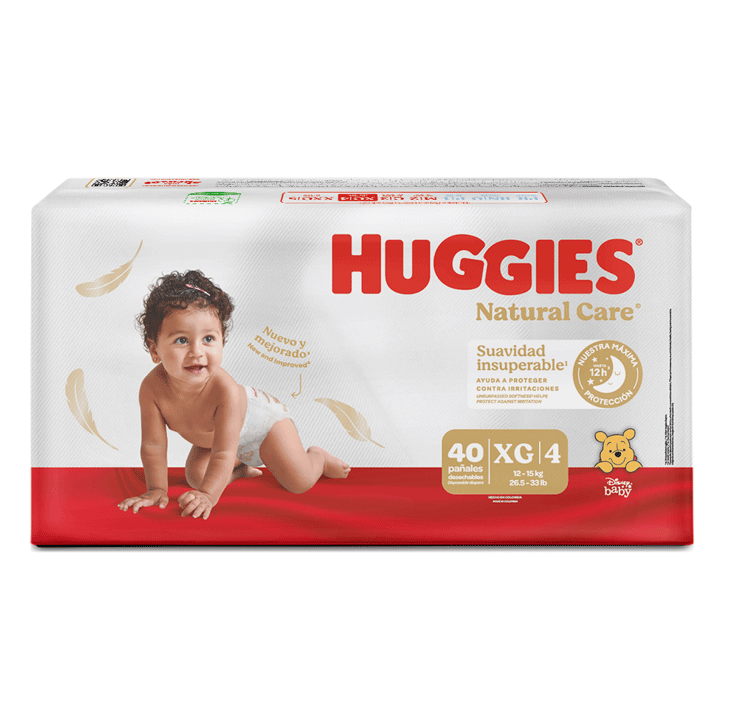 PAÑAL HUGGIES NAT-CARE E4/XGx40