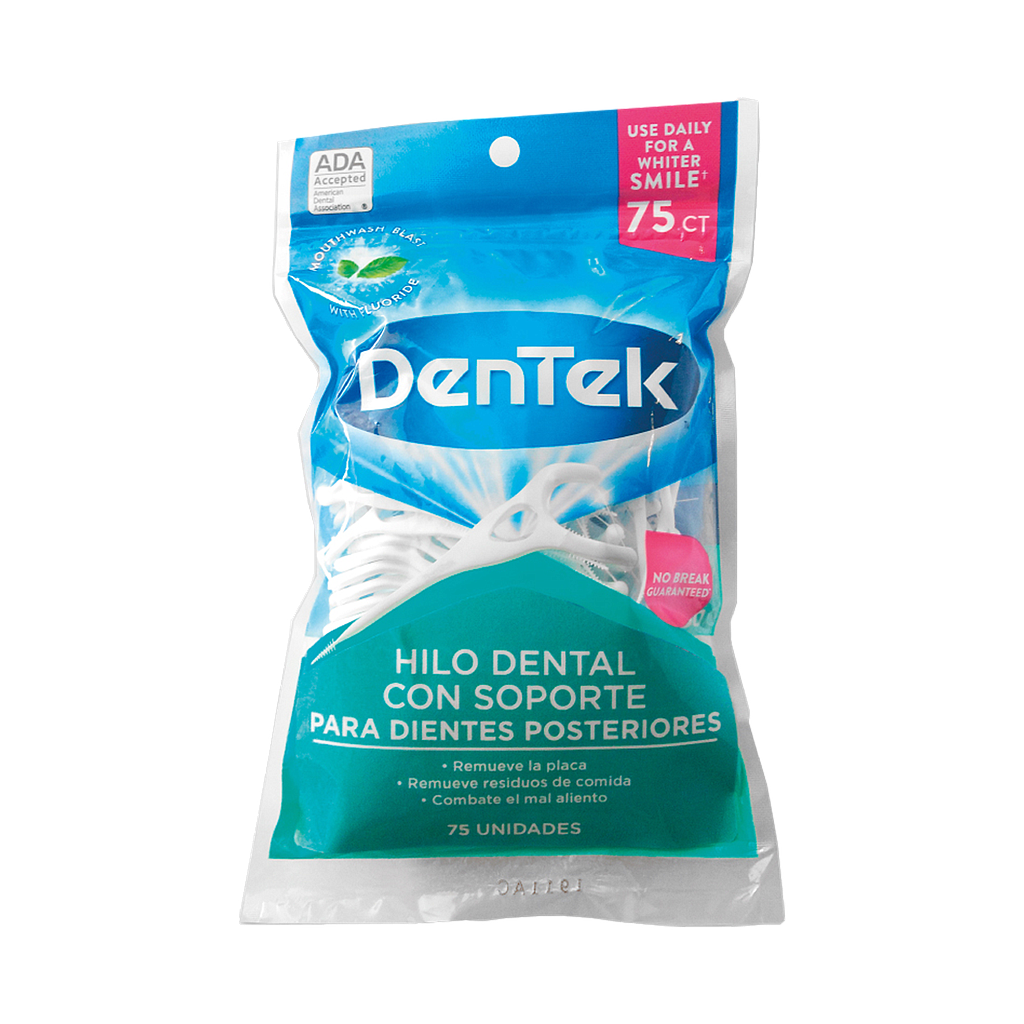 HILO DENTAL C-SOPORTE DENTEK COMPLETE CLEAN FDAx75