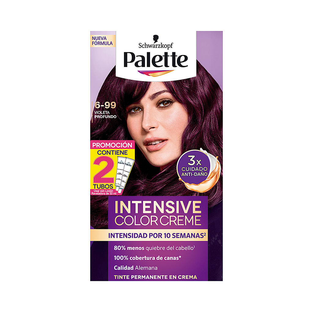 TINTE PALETTE CREMA#6-99 VIOLETA PROFUNDO DT KIT