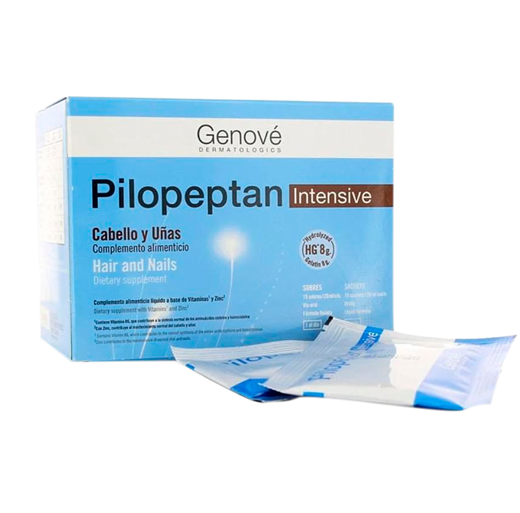 PILOPEPTAN INTENSIVE CABELLO/UÑAS SACHx20MLx15