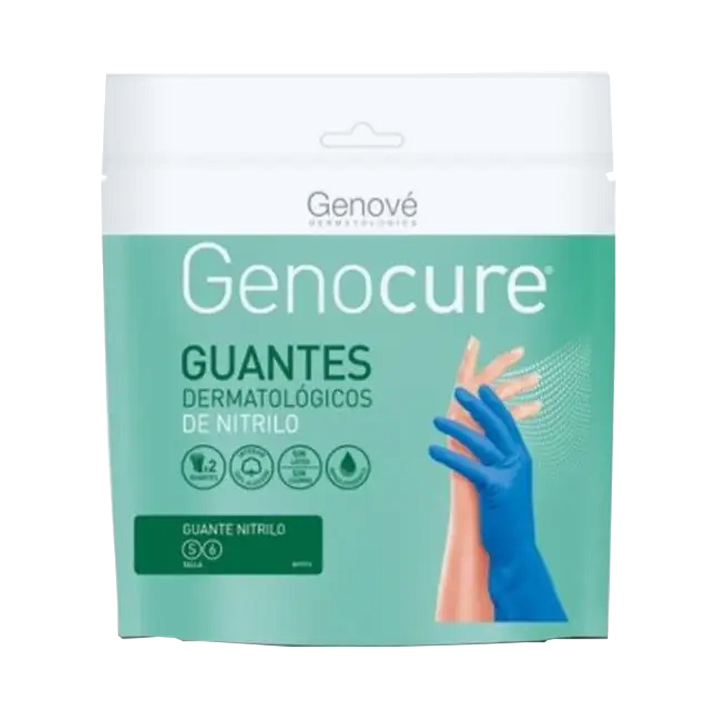 GUANTE DERMATOLOGICO GENOCURE NITRILO Mx2