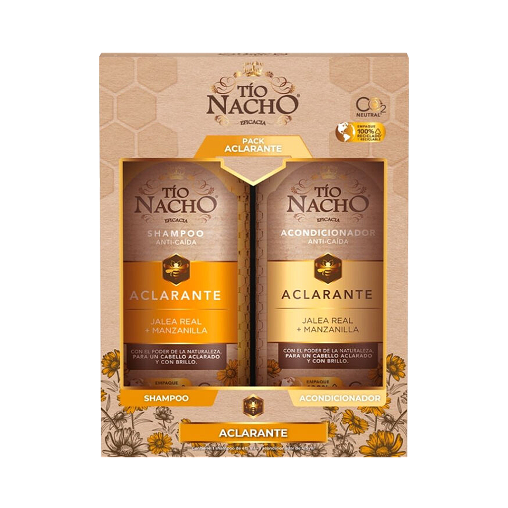 SHAMP+ACOND TIO NACHO ACLARANTE DUO PACKx415ML