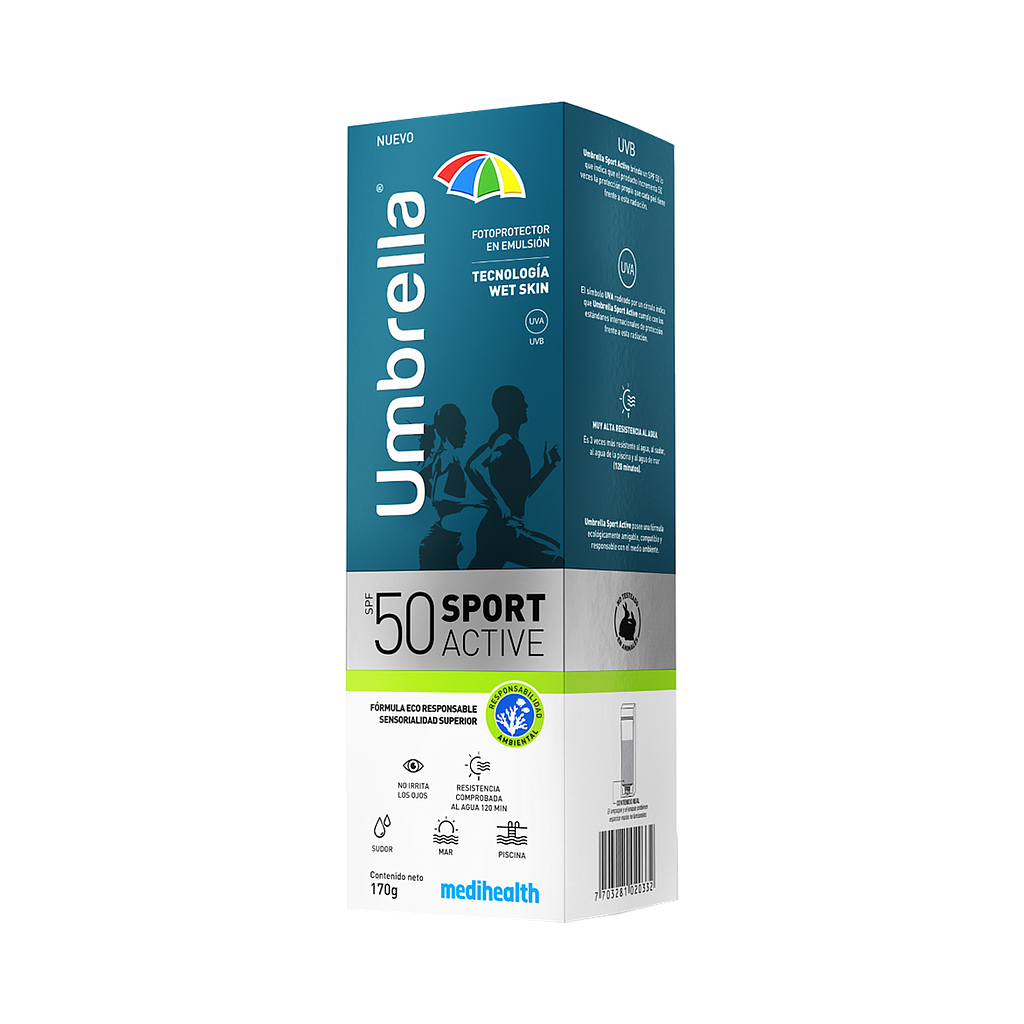 PROT-SOLAR UMBRELLA SPORT ACTIVE SPF50x170GR