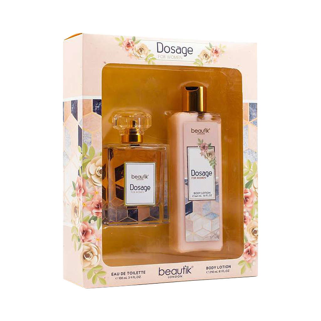 SET DOSAGE BEAUTIK WOMAN (PERFUME + LOCION CORP)
