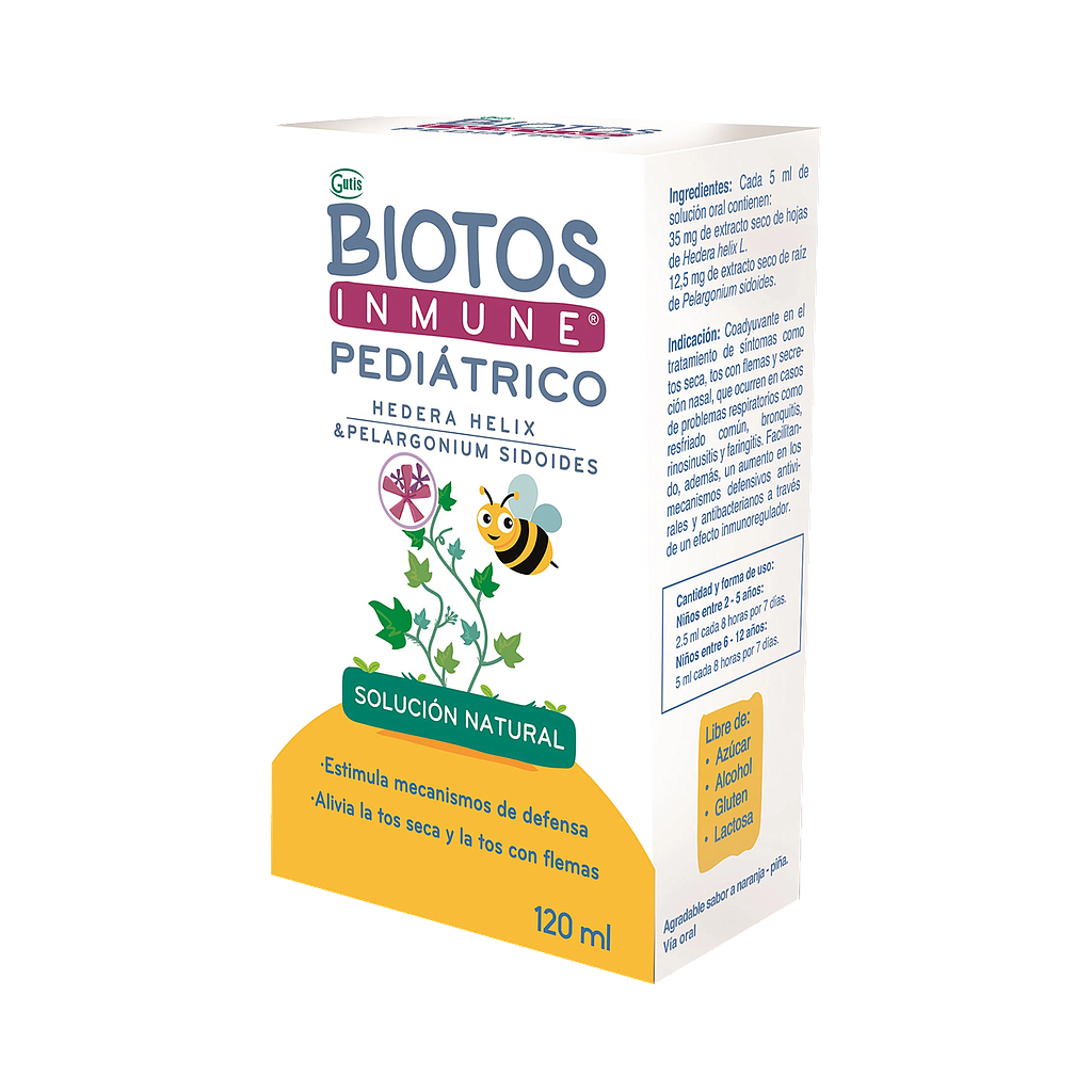 BIOTOS INMUNE PED SOL-ORALx35/12.5MG/5MLx120ML