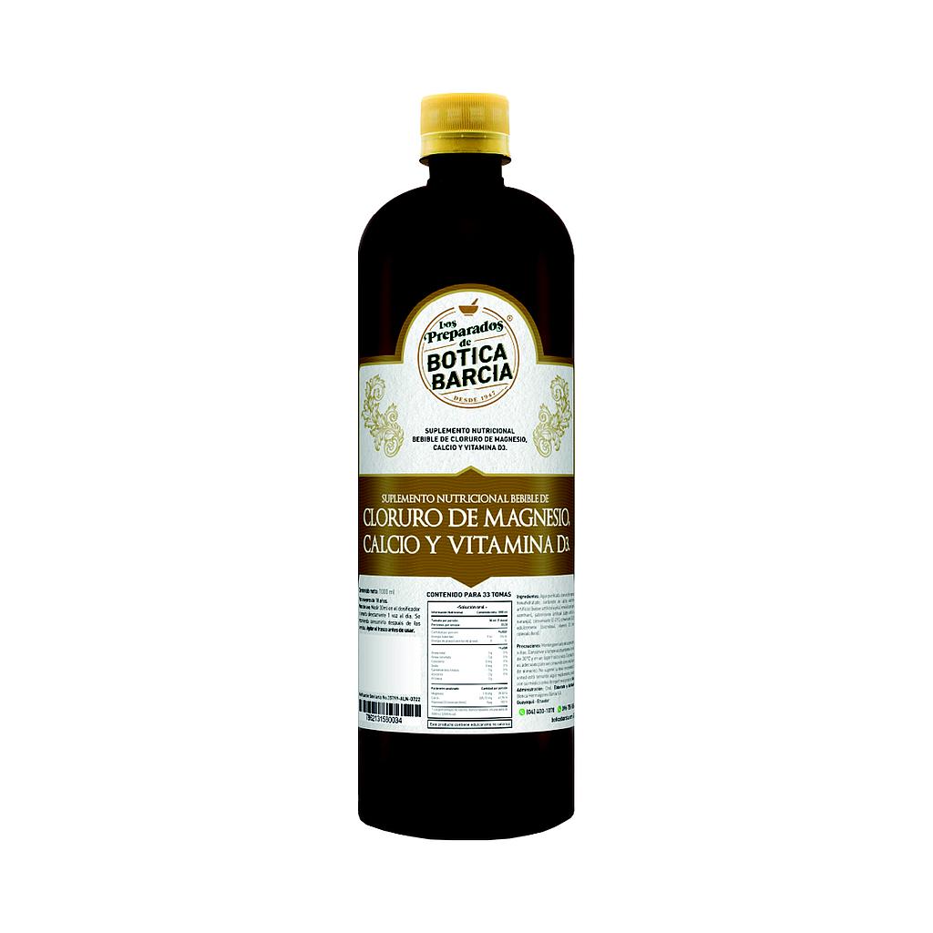 BARCIA CLORURO MAGNESIO+ CALCIO+ VIT D SOL-ORALx1000ML