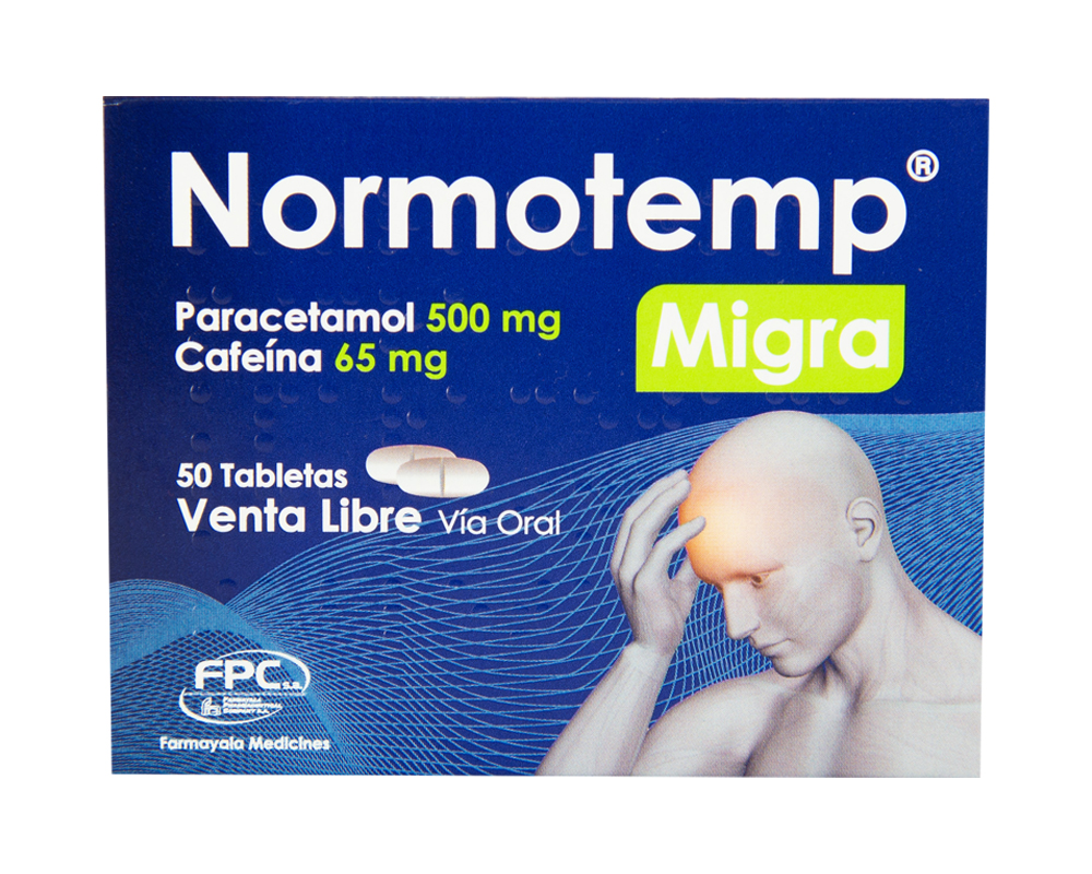 NORMOTEMP MIGRA TABx500/65MGx50