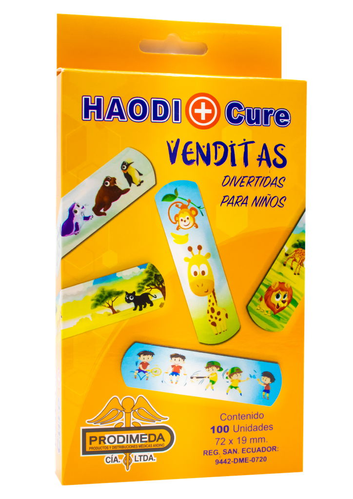 CURITA HAODI CURE DIVERTIDAS PARA NIÑOSx100
