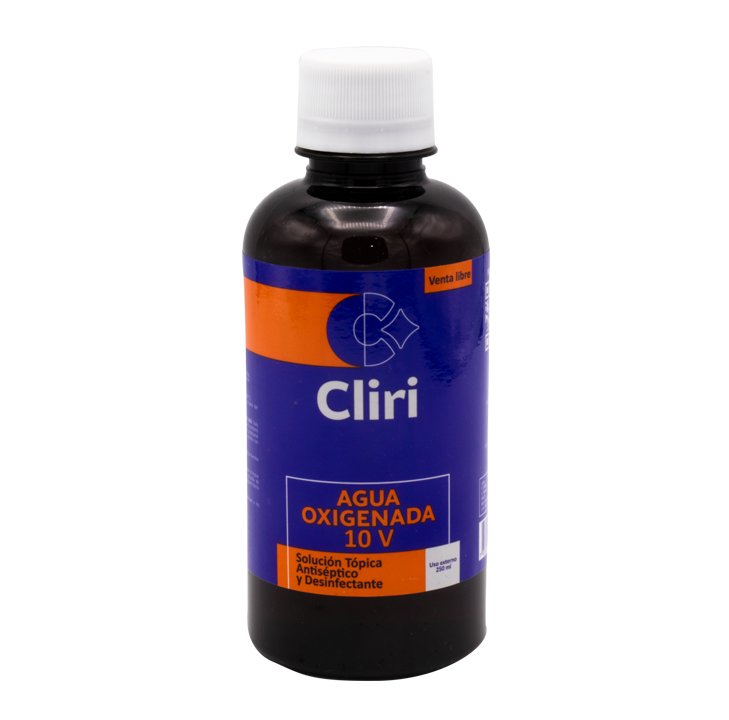 AGUA OXIGENADA CLIRI 10VOL SOL-TOPx250ML