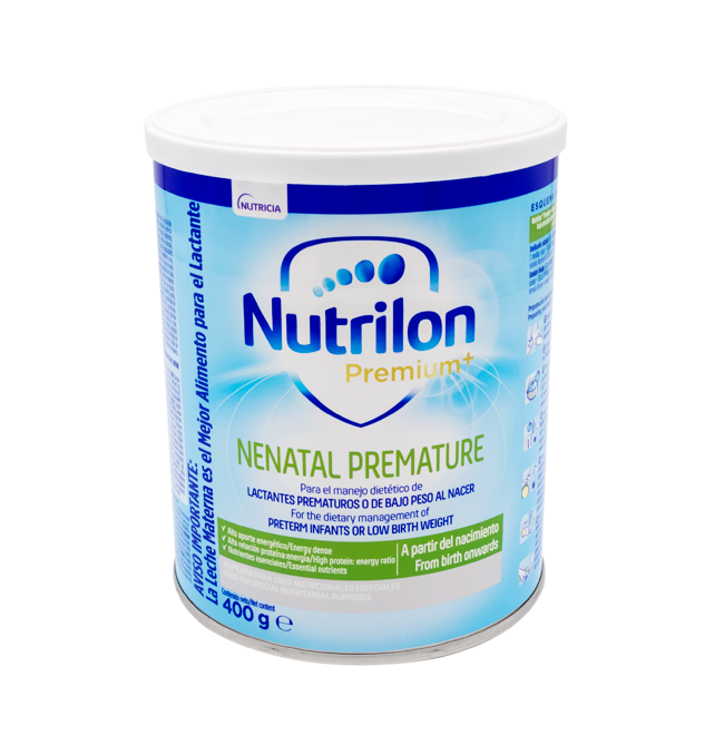 LECHE NUTRILON PREM+ NENATAL PREMATURE LATAx400GR
