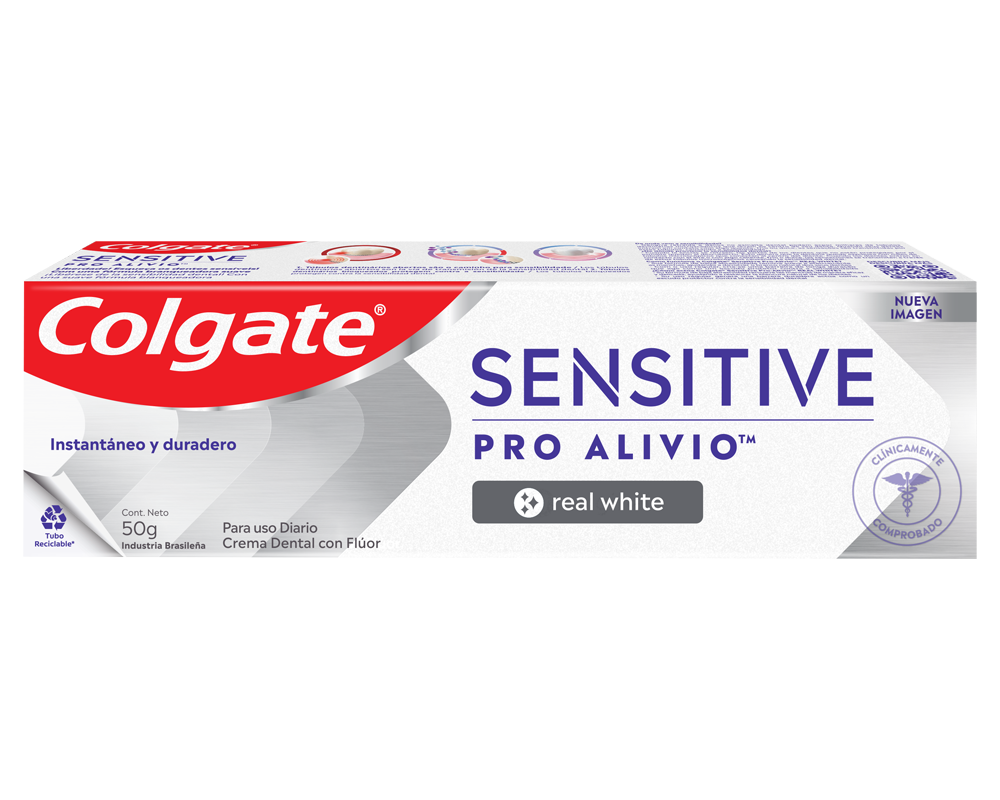 PASTA COLGATE SENSITIVE PRO-ALIVIO REAL WHITEx50GR