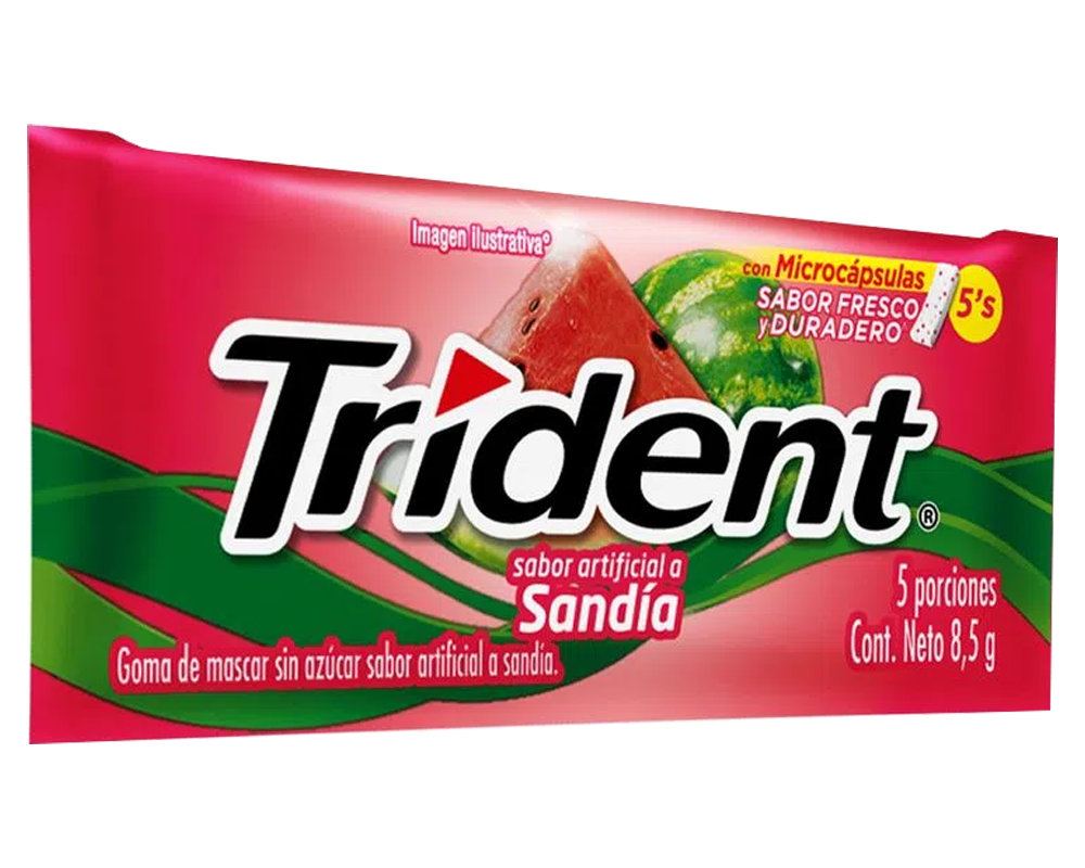 CHICLE TRIDENT SANDIAx8.5GRx18