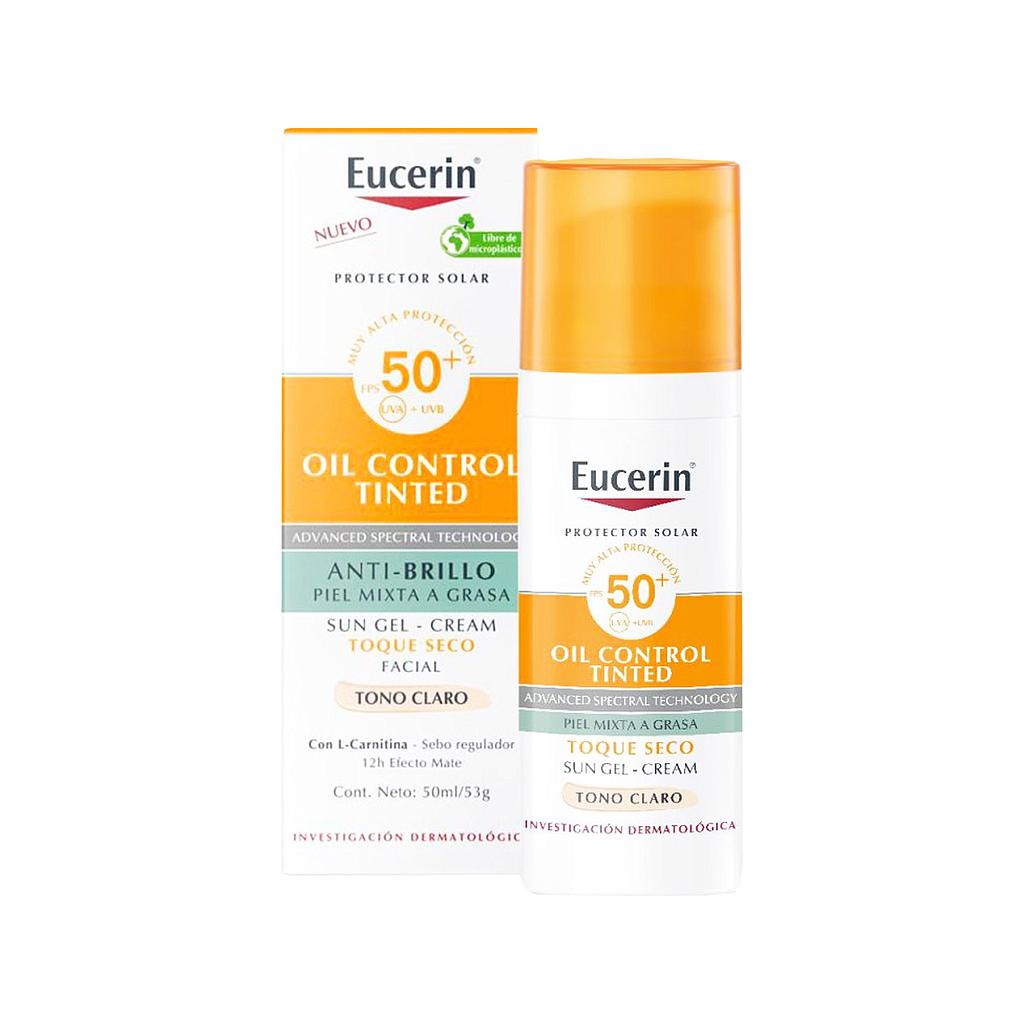 PROT-SOLAR EUCERIN O-C TOQUE SECO T-CLARO FPS 50+x50ML