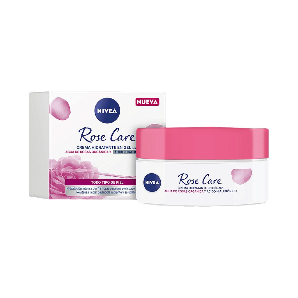 GEL-CREMA NIVEA ROSE CARE HIDRAT- FACx50ML