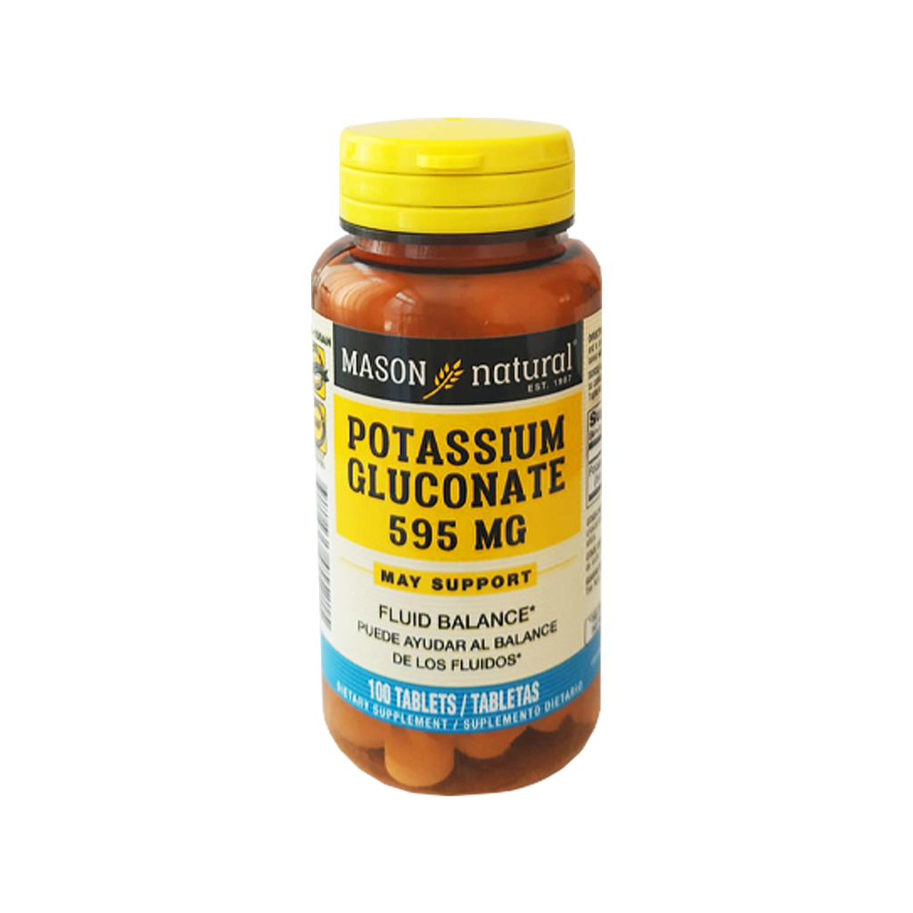 GLUCONATO POTASIO MASON TABx595MGx100