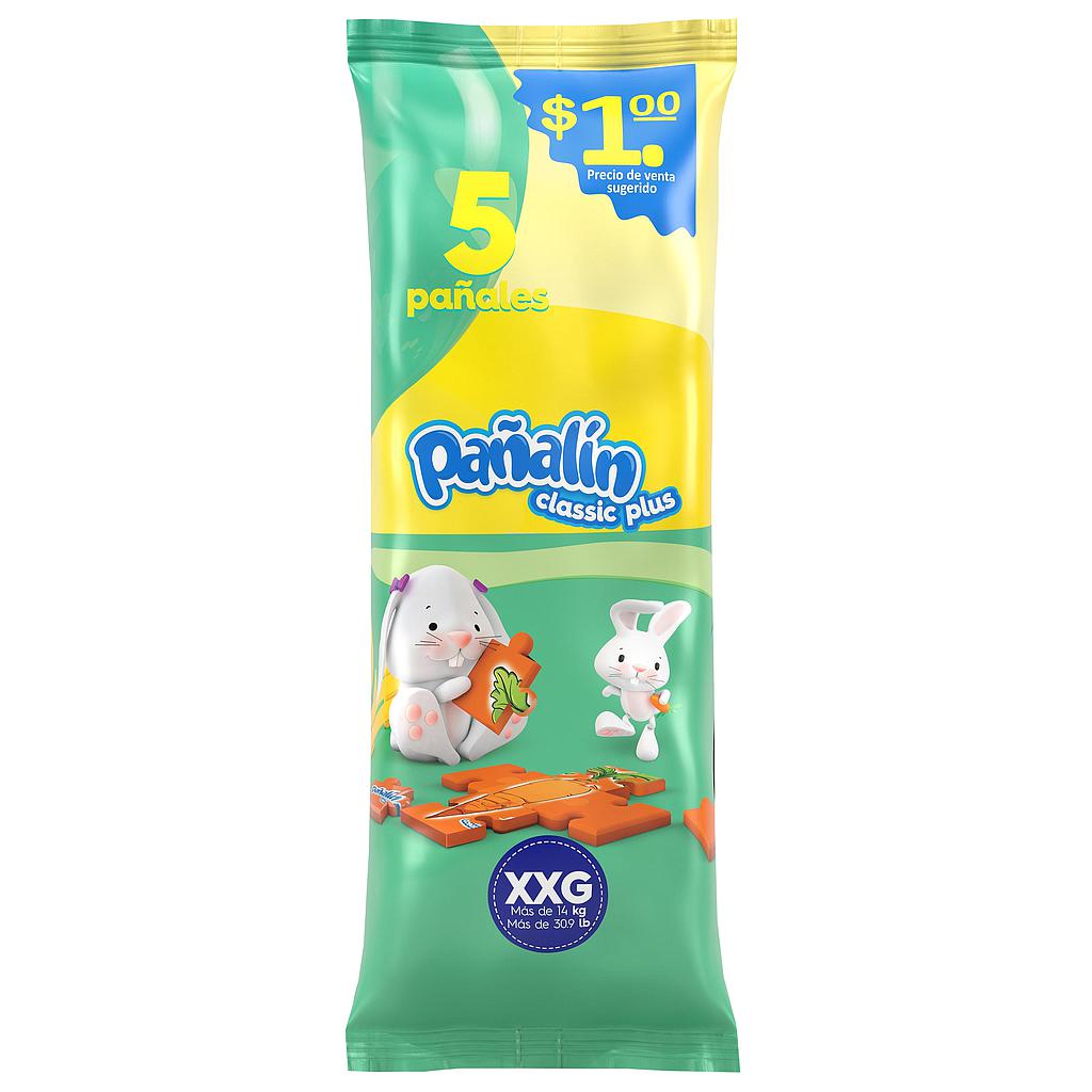 PAÑAL PAÑALIN CLASSIC PLUS XXGx5