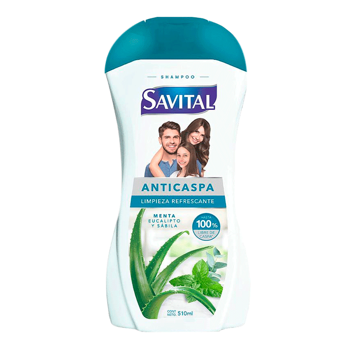 SHAMP SAVITAL ANTICASPA MENTA+EUCALIP+SABx510ML