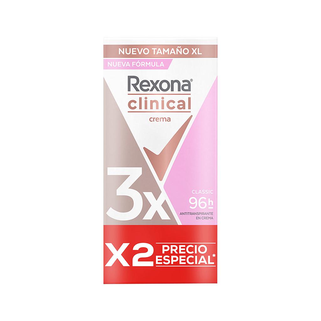 *DESOD REXONA CLINICAL CLASSIC 3X CREMAx58GRx2