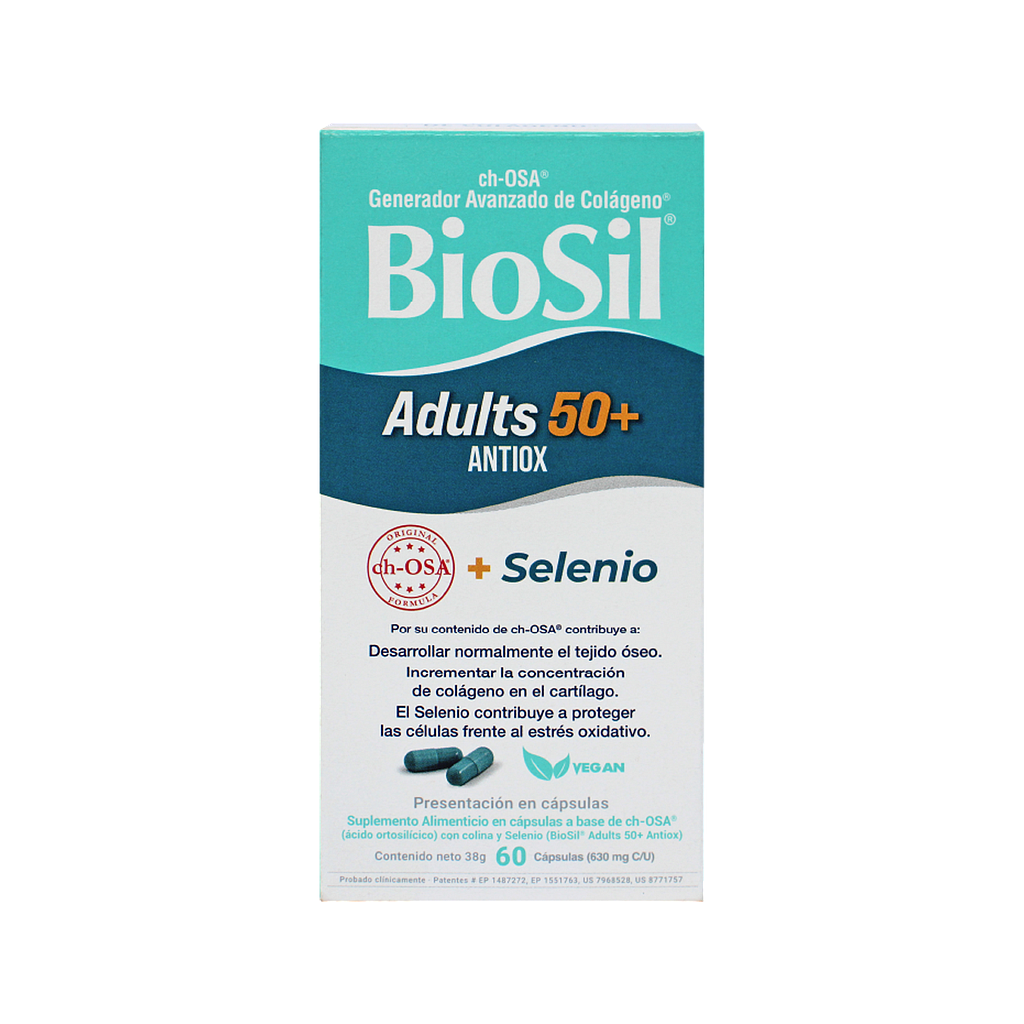 BIOSIL ADULTS 50+ ANTIOX CAPx38GRx60