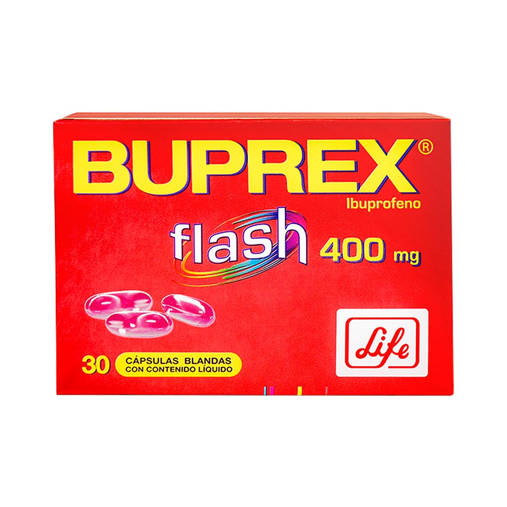 BUPREX FLASH CAP-GEL-BLAx400MGx30