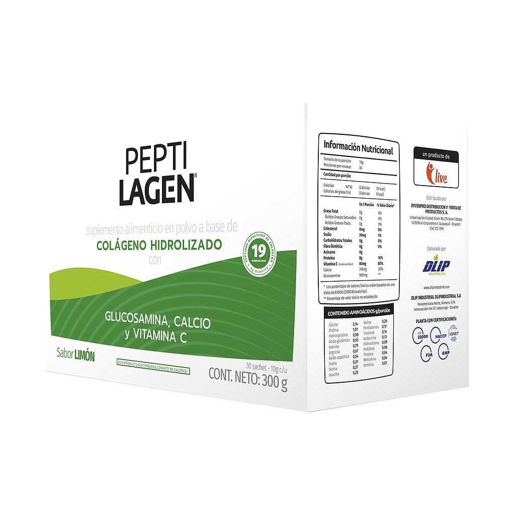 PEPTILAGEN COLAG-HIDRO GLUCO S-LIMONx300GRx30
