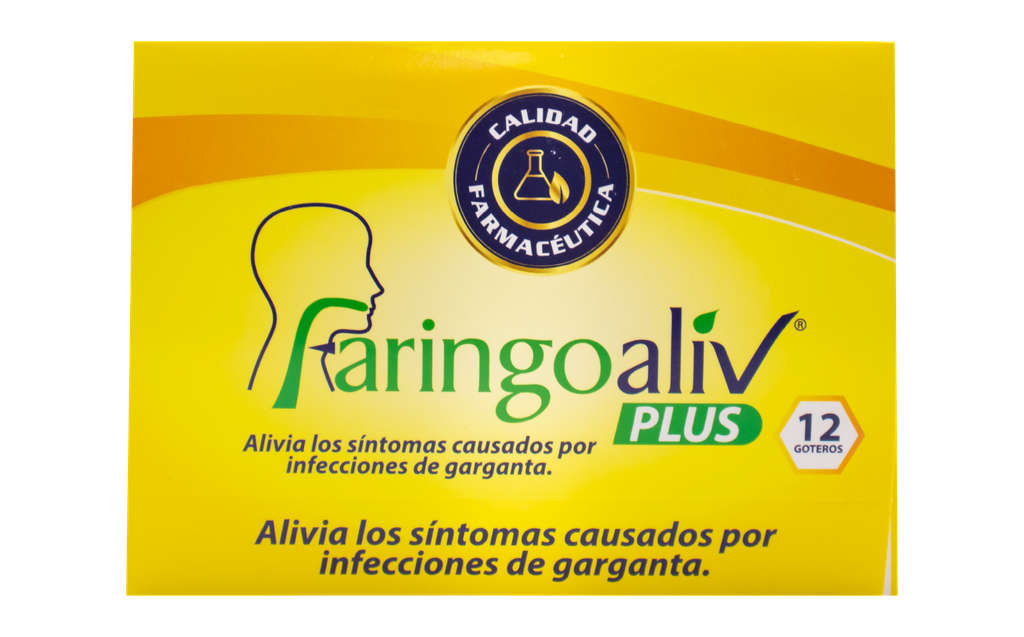FARINGOALIV PLUS GOTERO SOL-ORALx12