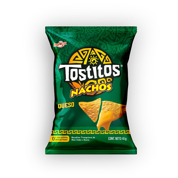 NACHOS TOSTITOS S-QUESOx45GR